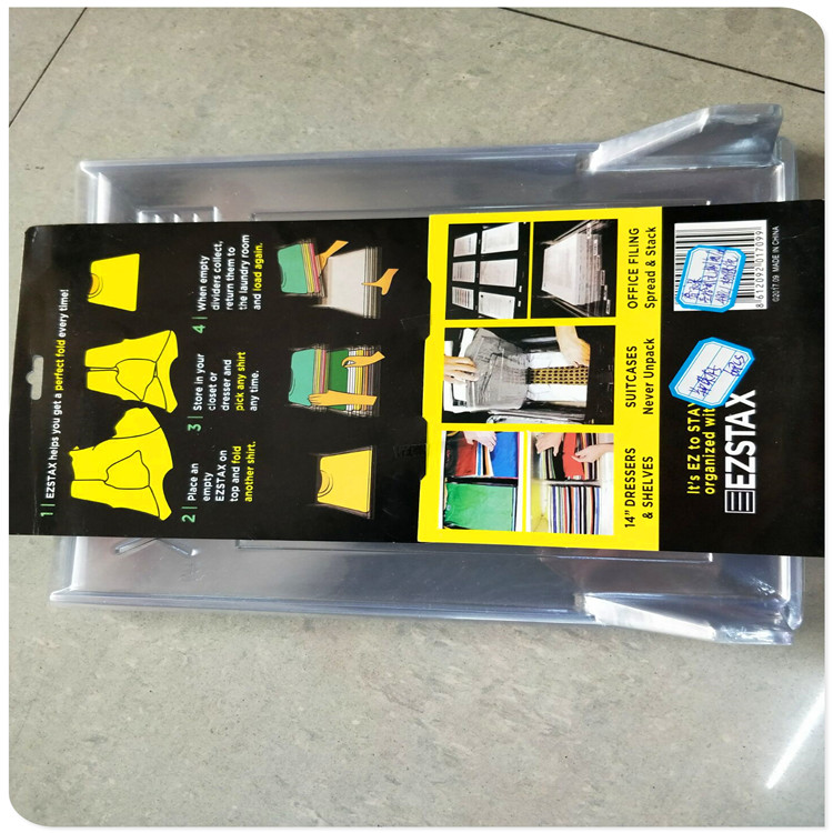 ezstax folding board clothing storage rack details Picture