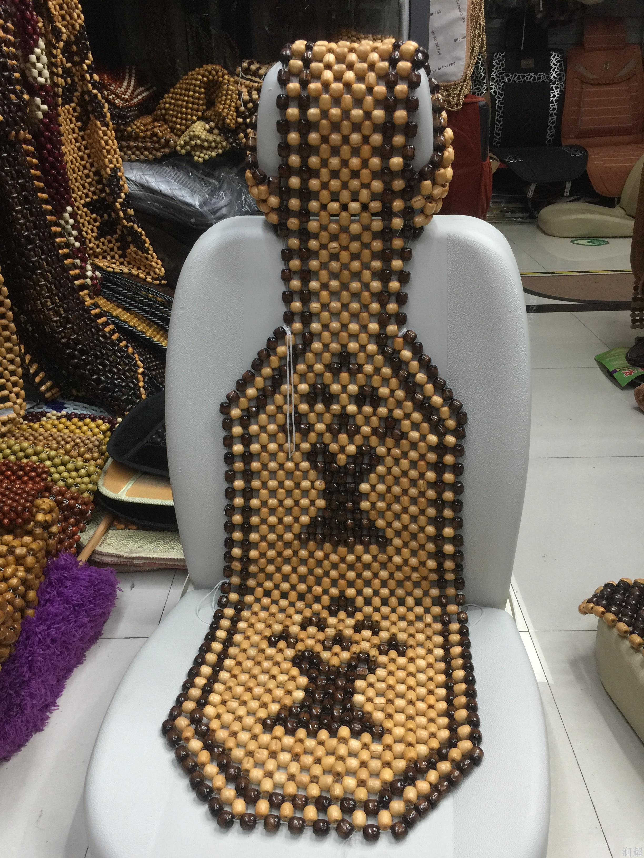 Factory direct sales of bamboo seat cushions, car single-piece seat cushions, van summer seat cushions, single-seat cushions for export details Picture