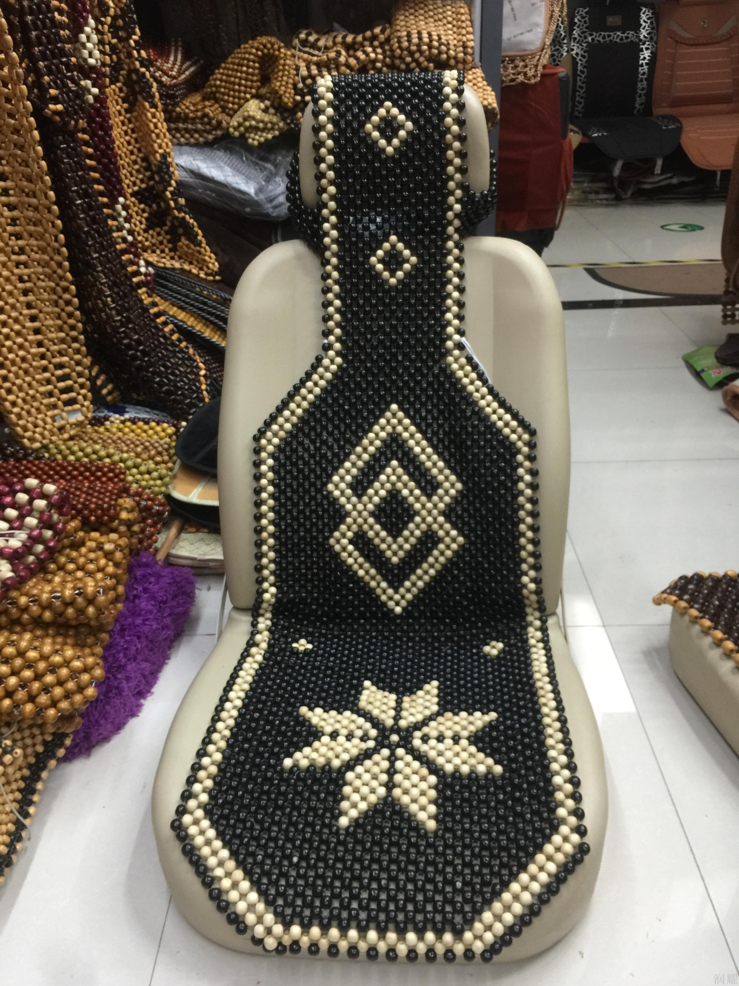 Factory direct sales of bamboo seat cushions, car single-piece seat cushions, van summer seat cushions, single-seat cushions for export