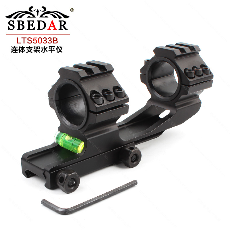 Sight scope 30/25mm conjoined width 20 dovetail holder level clamp