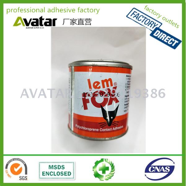 Direct sales Lem fox Universal Adhesive Transparent universal adhesive wholesale tin can Contact adhesive