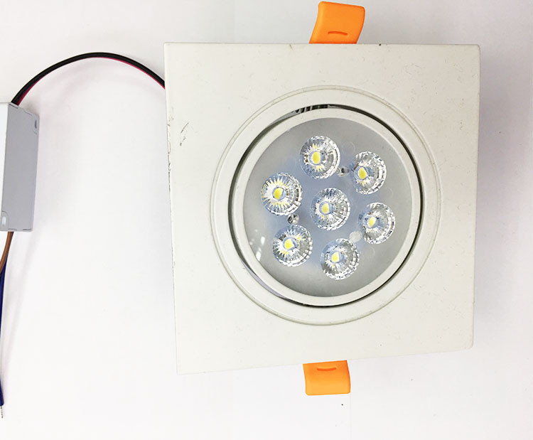 9W square ceiling light, square downlight, LED light Specification image