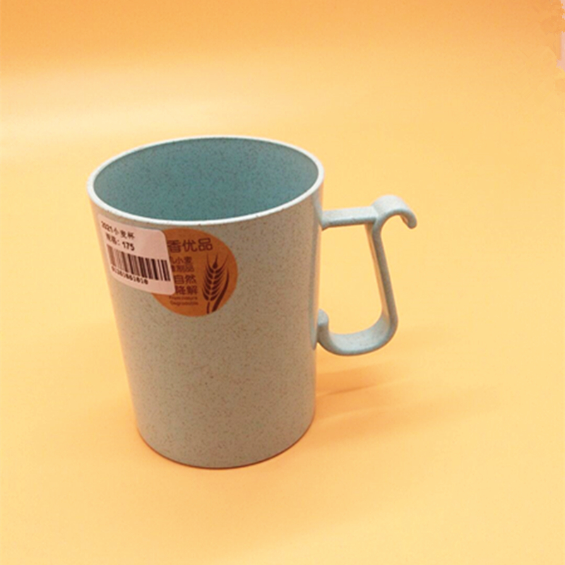 2012小麦杯 创意塑料杯 儿童韩小麦家用情侣塑料洗漱口杯产品图