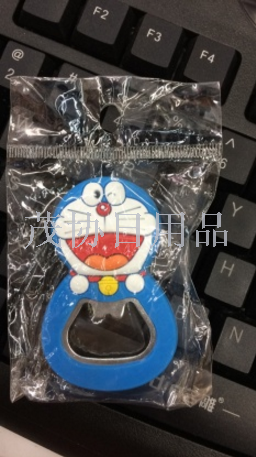 Cute robotic cat bottle opener with magnetic bottle opener