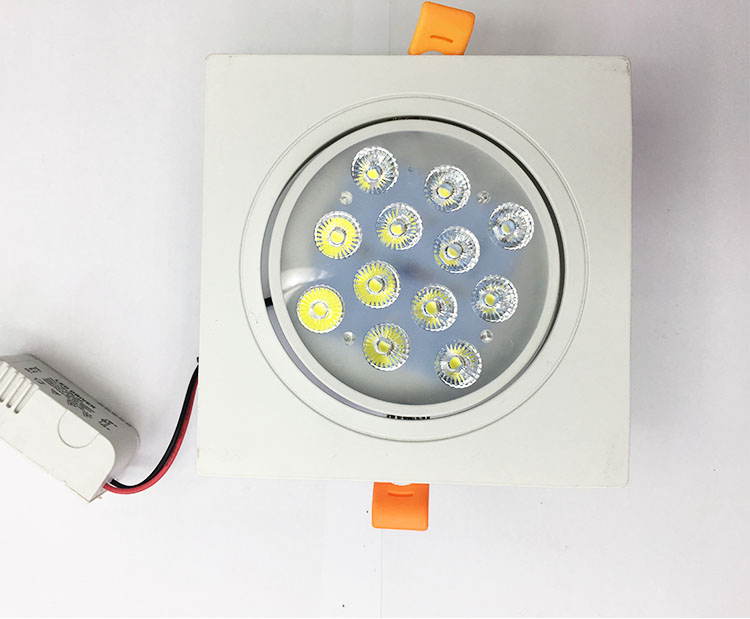 9W square ceiling light, square downlight, LED light details Picture