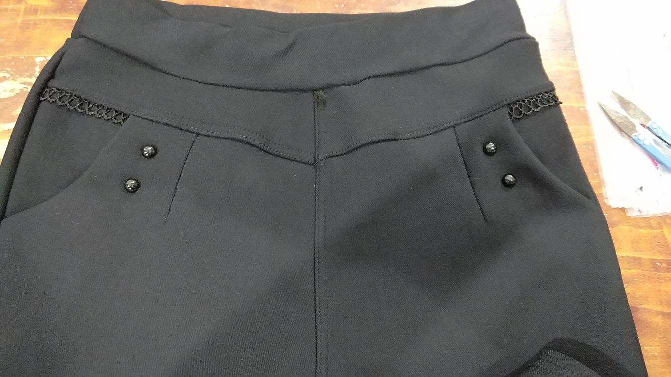Shu Zhi fabric and fleece thermal pants details Picture