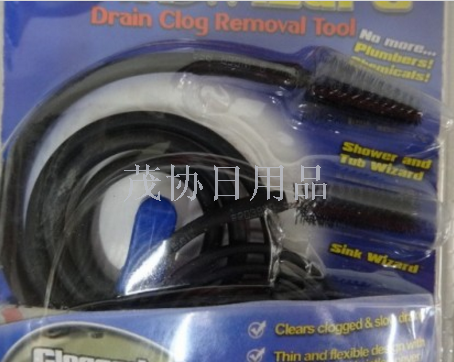 sink wizard 管道清洁刷 通污刷 清理器 疏通刷产品图