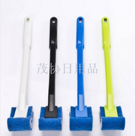 Wash-free toilet brush Soft brush Creative long handle toilet brush Toilet brush TV TV shopping