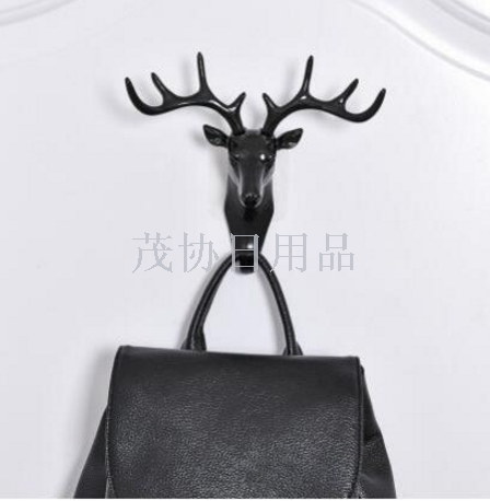 Coat hook Creative decoration animal head hook deer head coat and hat hook wall decoration TV TV shopping