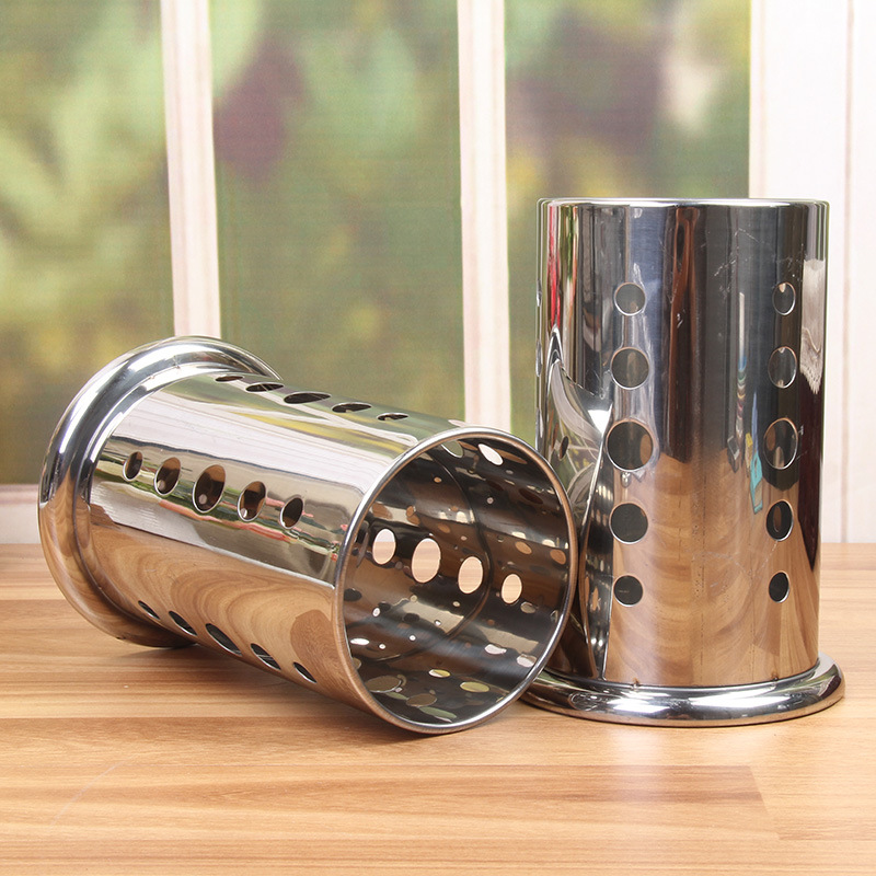 Stainless steel chopstick holder, round chopstick cage, kitchen chopstick rack, draining chopstick holder, kitchenware details Picture