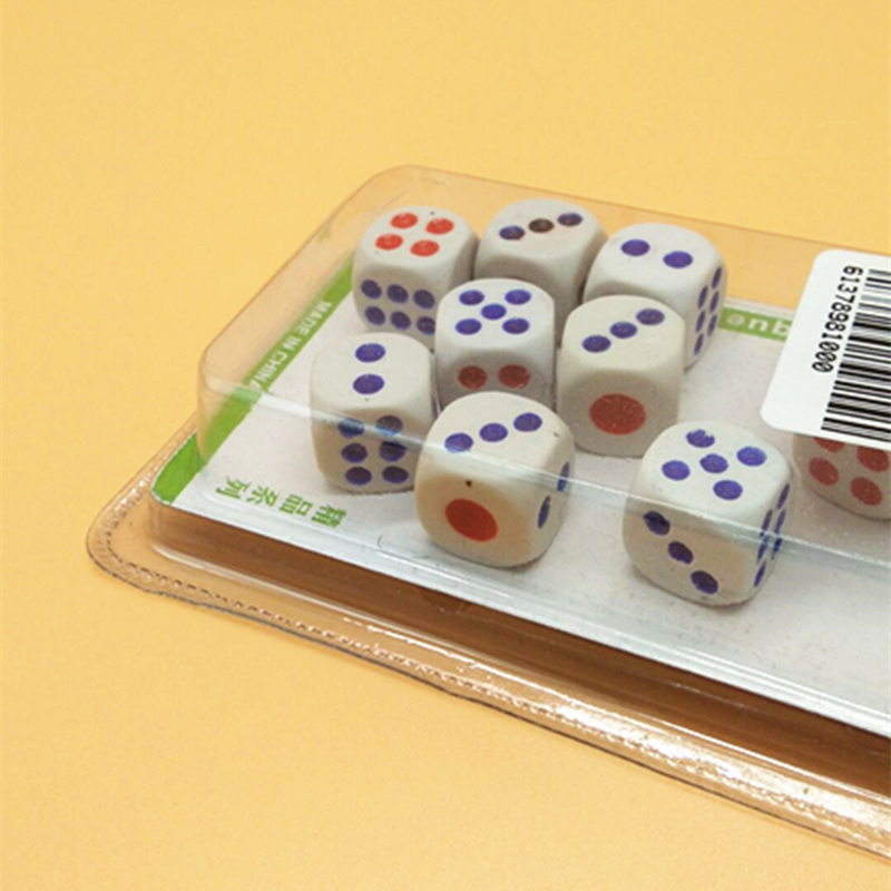 Sunshine card dice sieve color pieces Rounded corner dice number plastic color pieces Application Scenario