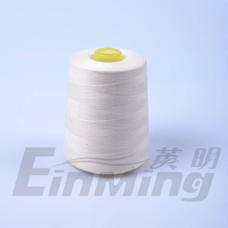 沪东品牌优质高速60S/3规格100%全棉材质纯白缝纫线产品图