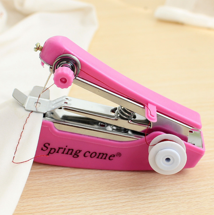 T Mini manual sewing Machine, a multi-functional non-electric handheld small and micro practical portable sewing machine details Picture