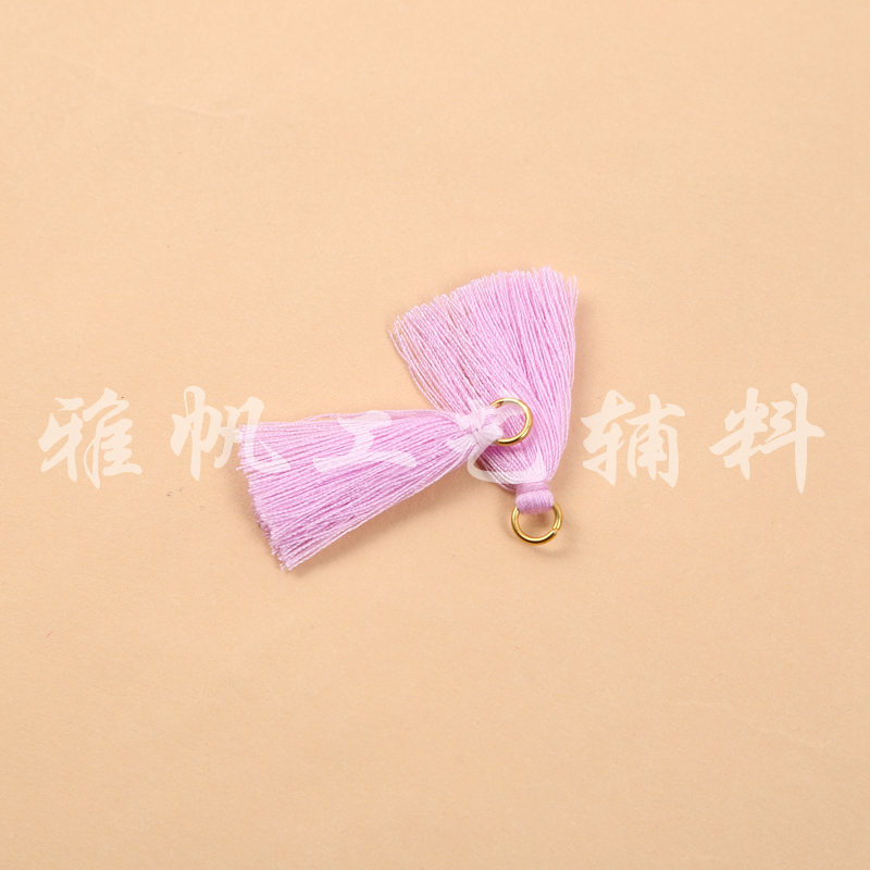 DIY手工材料小流苏可爱棉线穗子服饰配件细节图