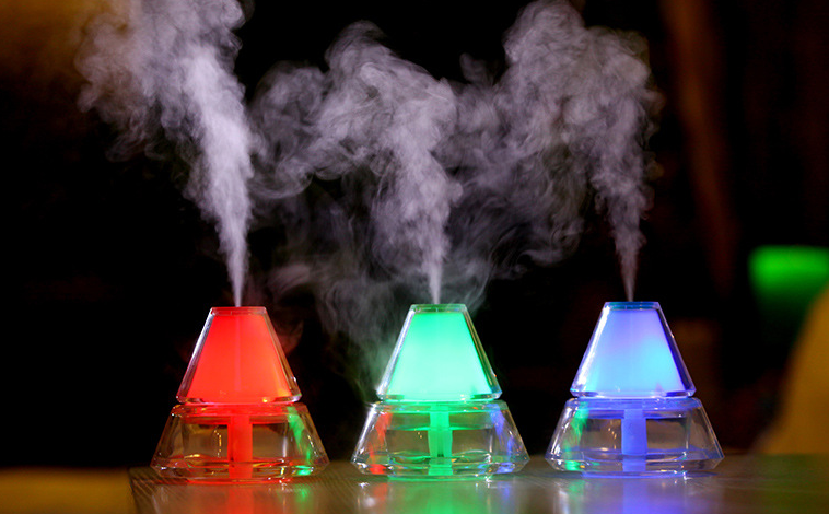 Ice Mountain Humidifier Mini USB portable humidifier Creative night light Office desktop Hydration