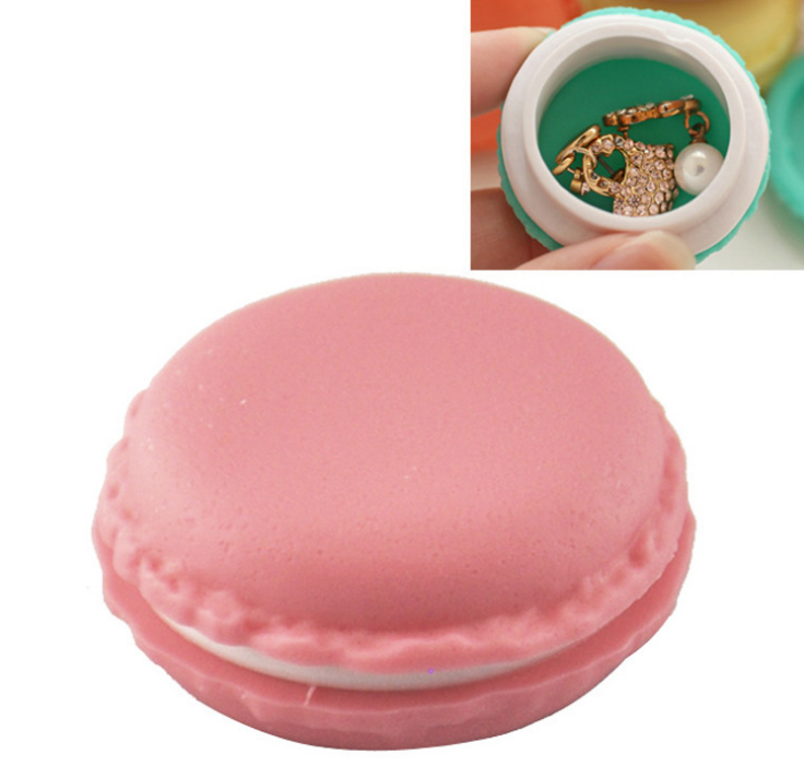 Macaron color miscellaneous jewelry storage box Small object ring small box Jewelry box