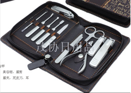 Nail clippers eyebrow clipper file dead skin knife eyebrow clipper nail ear scoop thumbnail