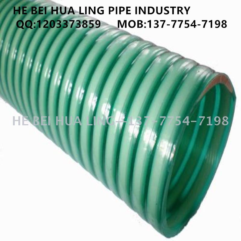 We supply a large quantity of pvc plastic-ribbed spiral reinforced pipes and pressure-resistant plastic spiral hoses with smooth inner walls Specification image