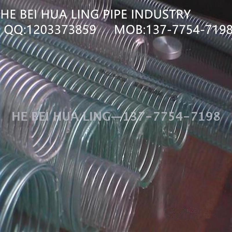 厂家直销PVC水管 塑料管 塑筋管 螺旋管 耐寒抗扭曲产品图
