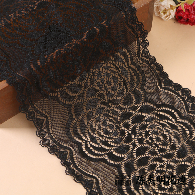 The double-sided lace pattern, hollowed-out embroidered lace skirt decoration accessories come in a variety of colors