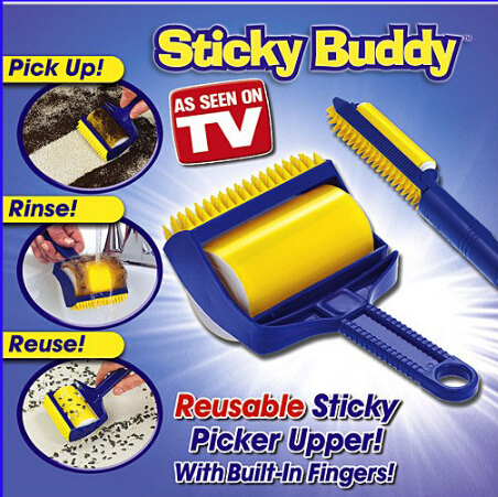 TV Product Sticky Buddy Universal Hair applicator Cleaning brush Roller brush