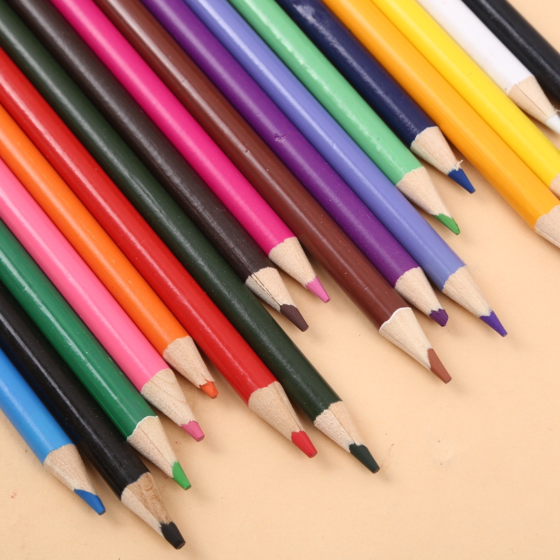 展鹏笔业办公文化画笔套装彩色铅笔18色彩铅手绘涂色笔详情图4