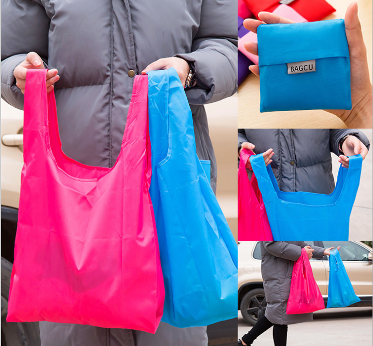 Wholesale eco-friendly shopping bags, folding storage bags, and miscellaneous bags Application Scenario