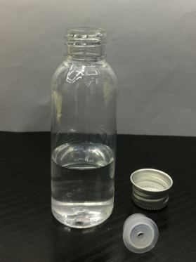 50ml plastic bottle with aluminum lid and inner plug