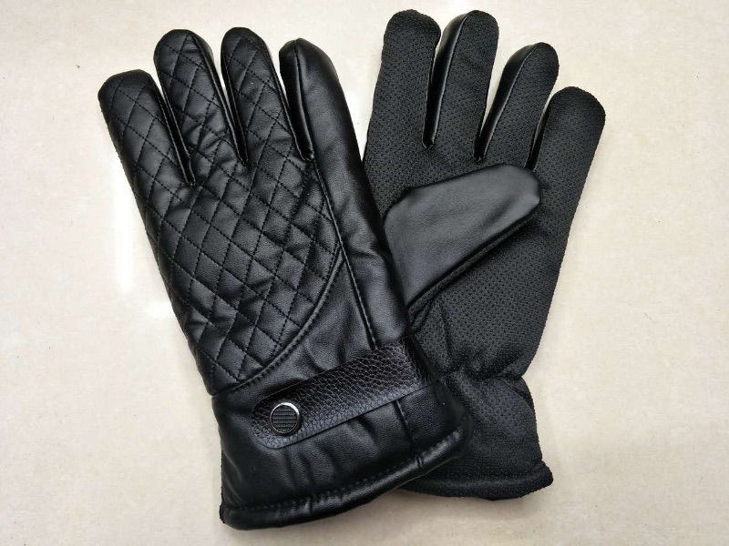 Men's warm gloves, leather gloves touch screen gloves