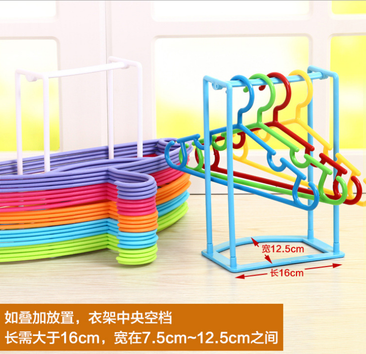Hanger Companion, hanger storage and organization rack, idle hanger storage and organization, space-saving hanger storage box Specification image