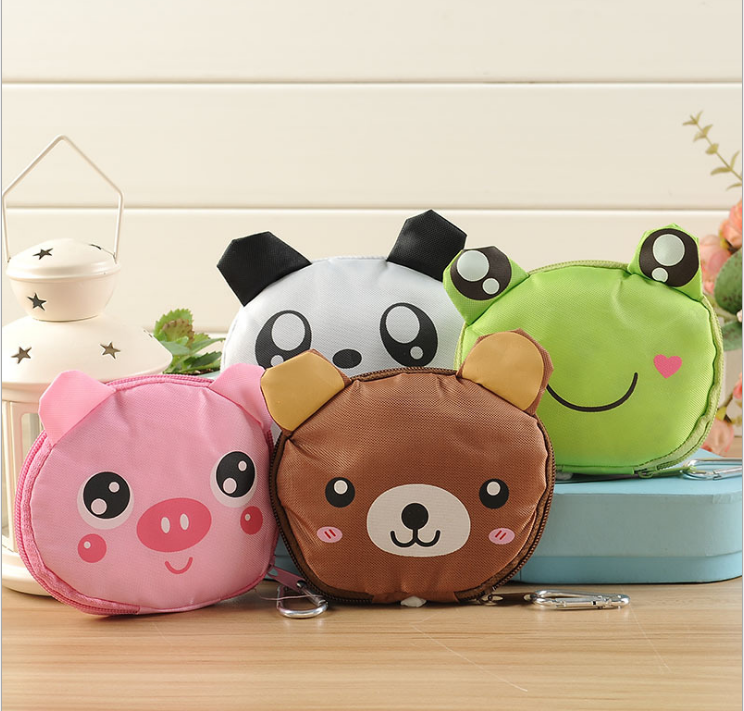 Special promotion: Korean cute cartoon shopping bags, folding shopping bags, and eco-friendly shopping bags