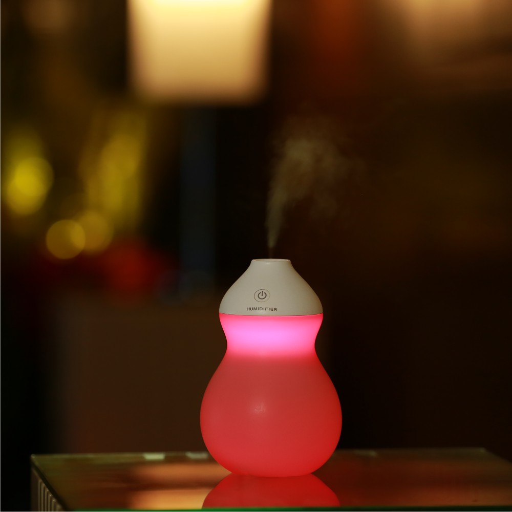 Creative Gourd humidifier USB seven-color LED light Water Replenishing spray Specification image