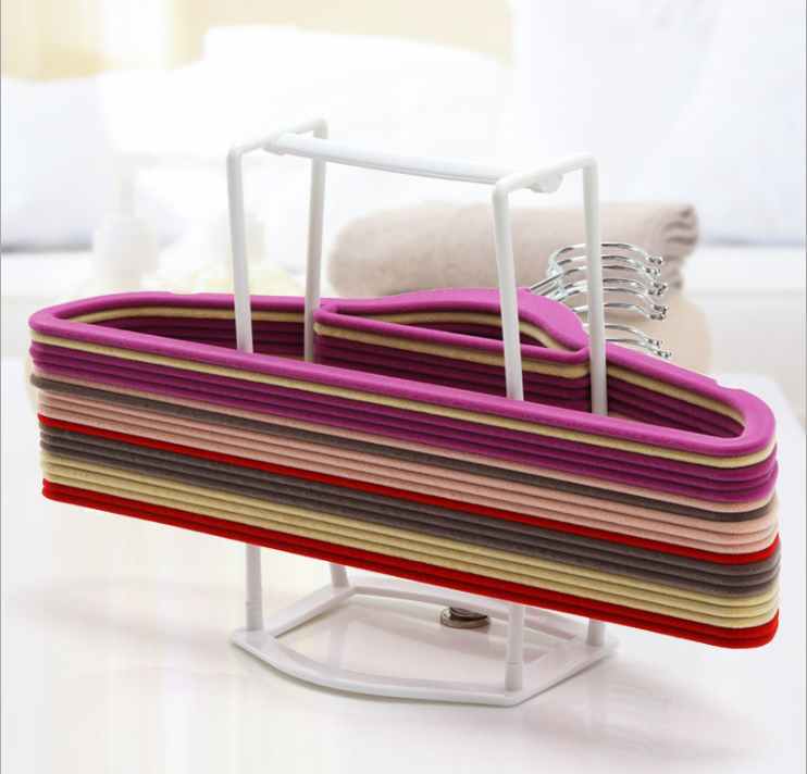 Hanger Companion, hanger storage and organization rack, idle hanger storage and organization, space-saving hanger storage box details Picture