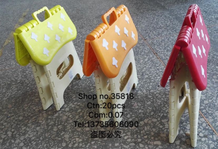 Factory wholesale direct supply of various specifications of PP portable plastic children's folding stools and folding chairs with favorable prices Specification image