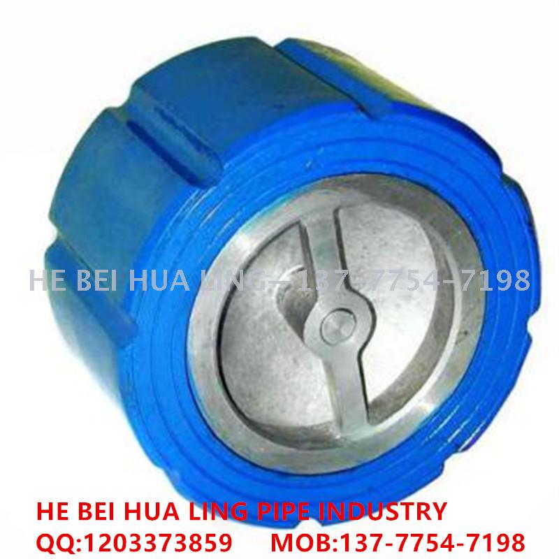 Factory direct sales of butterfly check valves, national standard check valves, one-way valves and wafer check valves details Picture