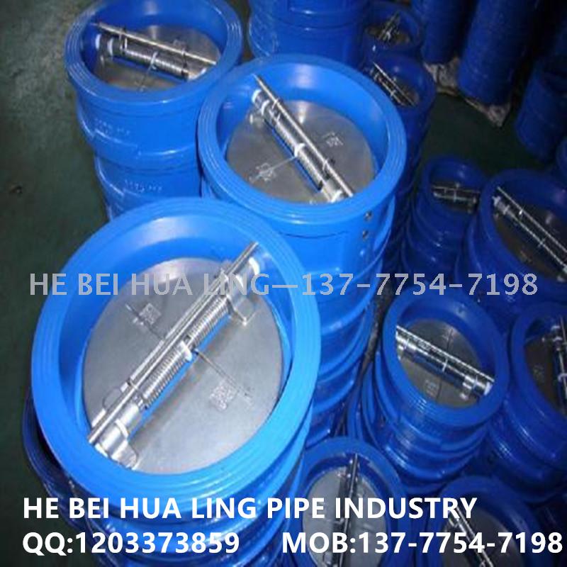 The manufacturer's best-selling micro-resistance slow-closing butterfly check valve and silencing slow-closing check valve details Picture
