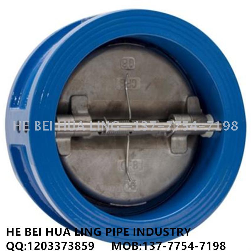Factory direct sales of butterfly check valves, national standard check valves, one-way valves and wafer check valves Specification image