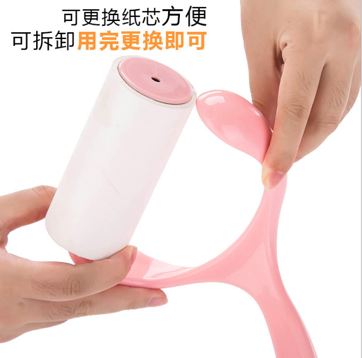 Household dust-removing paper, bristle remover, roller, bristle remover, slanting and tear-off type, clothes and garments dust-removing paper, bristle remover brush