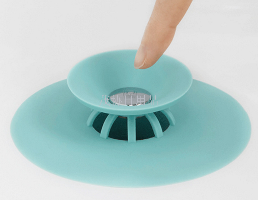 Press spring seal silicone floor drain bathroom deodorant anti-clogging plastic sink filter floor drain core