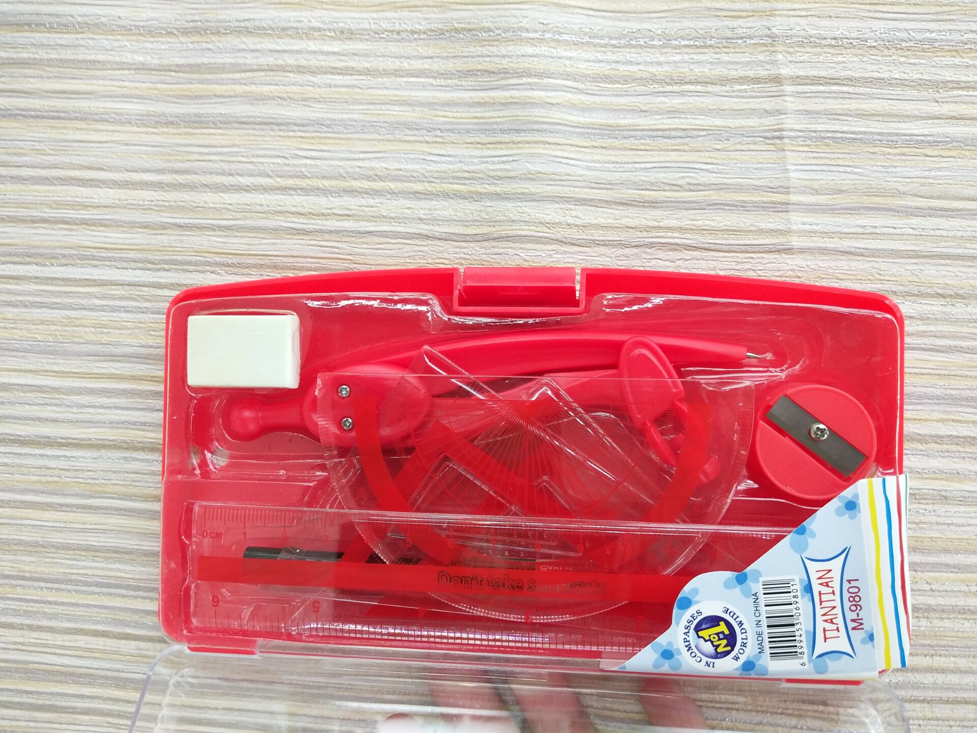 Plastic metal compasses