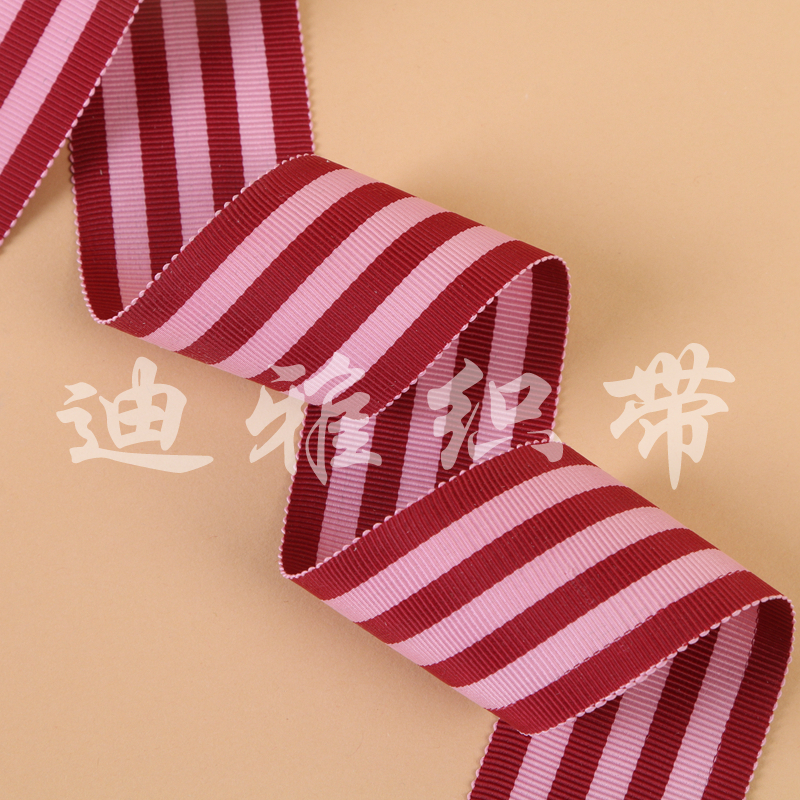 Manufacturers Direct Sales Of Two-Color Striped Intercolor Clothing Bags Decorated Ribbon Strip Specification drawing