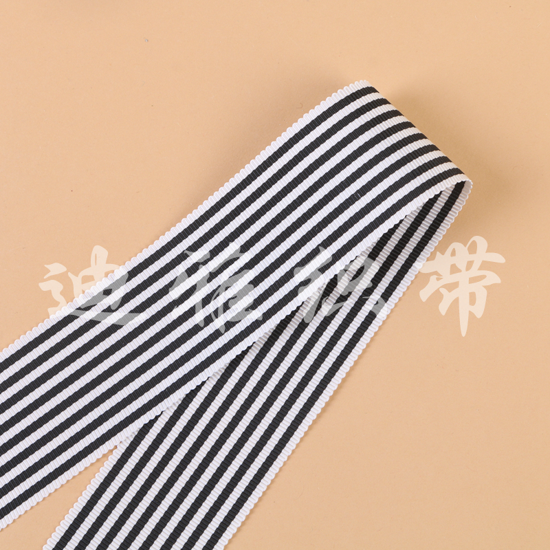 Threaded striped ribbon bouquets, gift ribbons, ribbon packaging materials details Picture