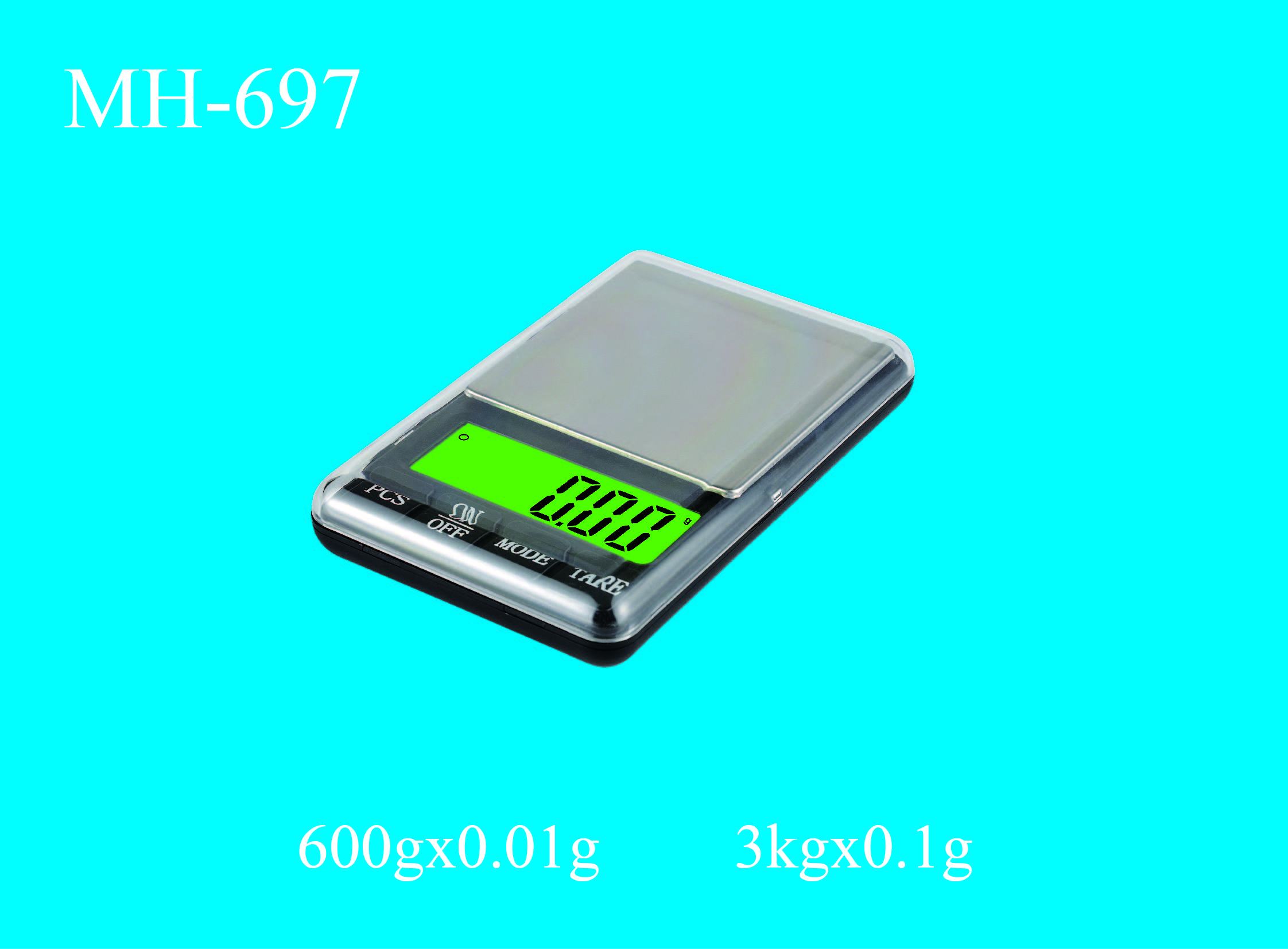 迷你珠宝秤明衡MH-697精密电子秤茶叶秤精确0.01克
