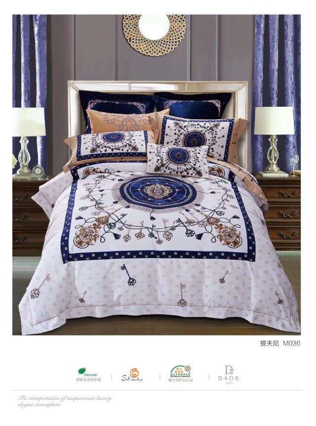 National trend all-cotton thickened ecological brushed 4-piece set details Picture
