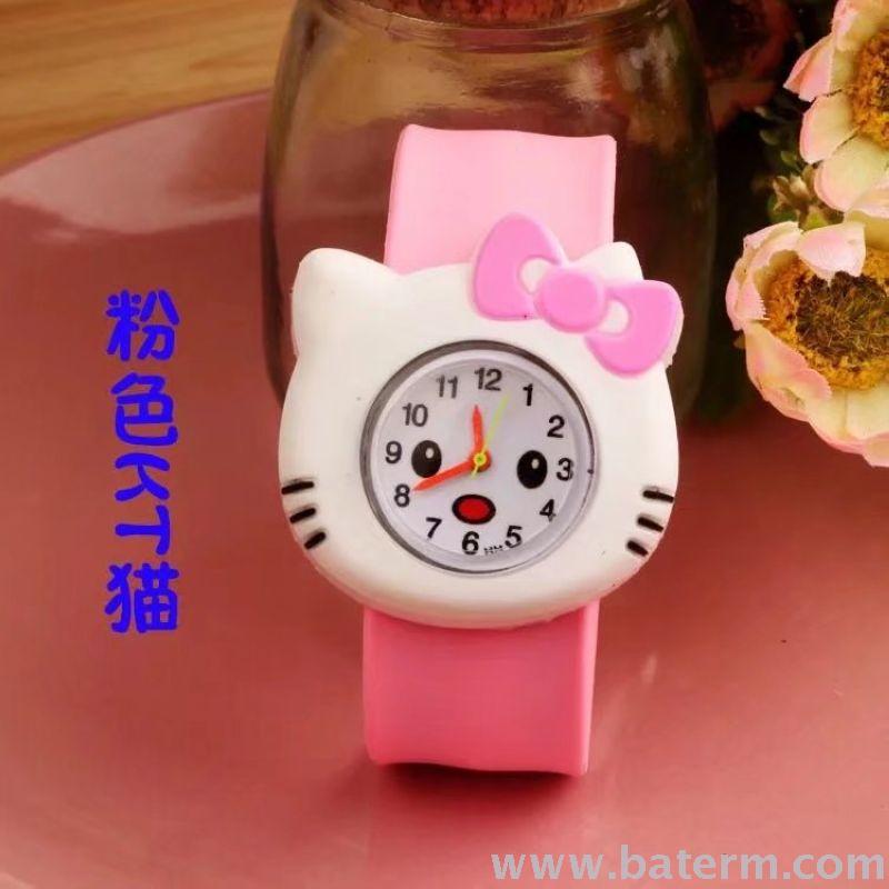 Factory direct sales of cute cartoon pat circle children's watches, cartoon watches, student watches, and animal pat watches Specification image