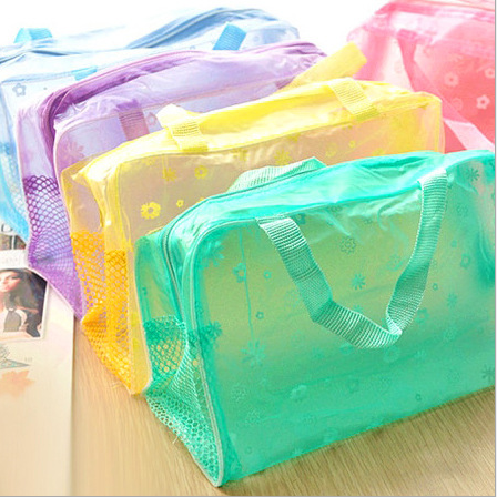 Creative Home Travel floral waterproof makeup bag Toiletry bag Bath supplies storage bag