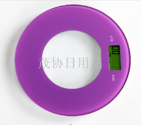 Circular electronic kitchen scale 5kg/1g touch electronic scale Household kitchen scale