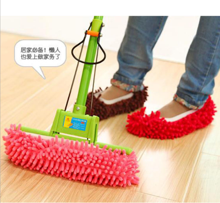 擦地拖鞋实物图