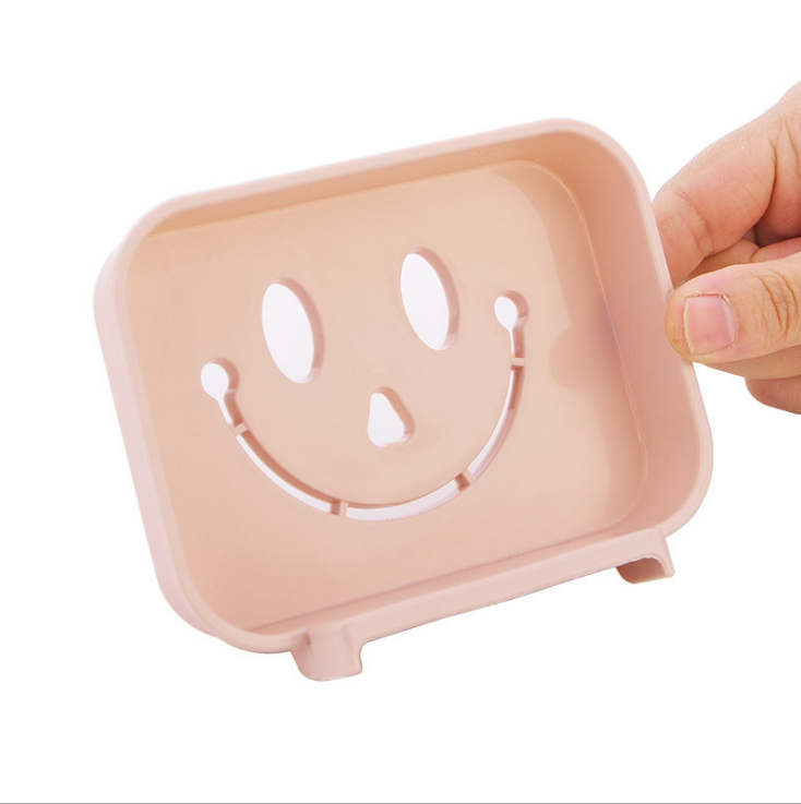 无痕粘贴壁挂香皂盒卫生间沥水香皂架 浴室卡通肥皂架肥皂盒皂托产品图