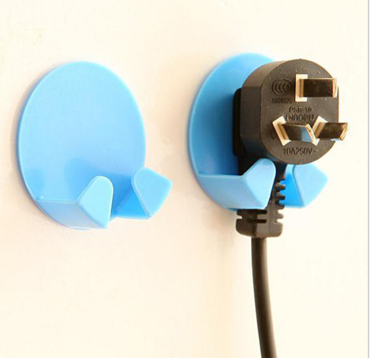 Power plug socket hook hanger Multi-functional hook plug safety hook 2 pieces